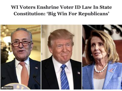 WI Voters Enshrine Voter ID Law In State Constitution: ‘Big Win For Republicans’